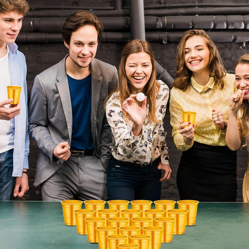 cssopenss 120 Pcs 2 oz Yellow Shot Cups yellow Plastic shot Glasses Thanksgiving Shot Glasses Disposable for Drinking Tastings Served Snacks Jello Tastings and Samples - Image 4